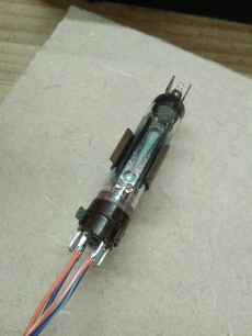 DM71 indicator hot cathode vacuum tube test