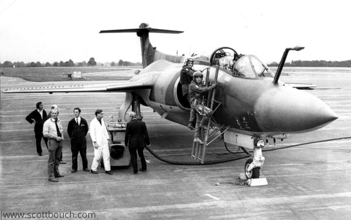 British Aircrew, Buccaneer at Bitteswell in 1975