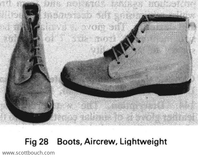 British Aircrew Boots, Lightweight