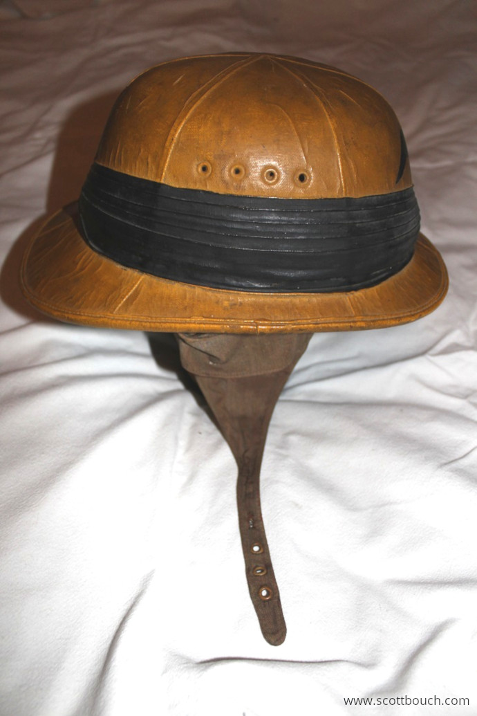 British Type-A aircrew Flying Helmet of 8 Squadron