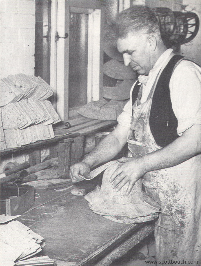 Cork tropical helmet manufacture, Helmets Ltd.