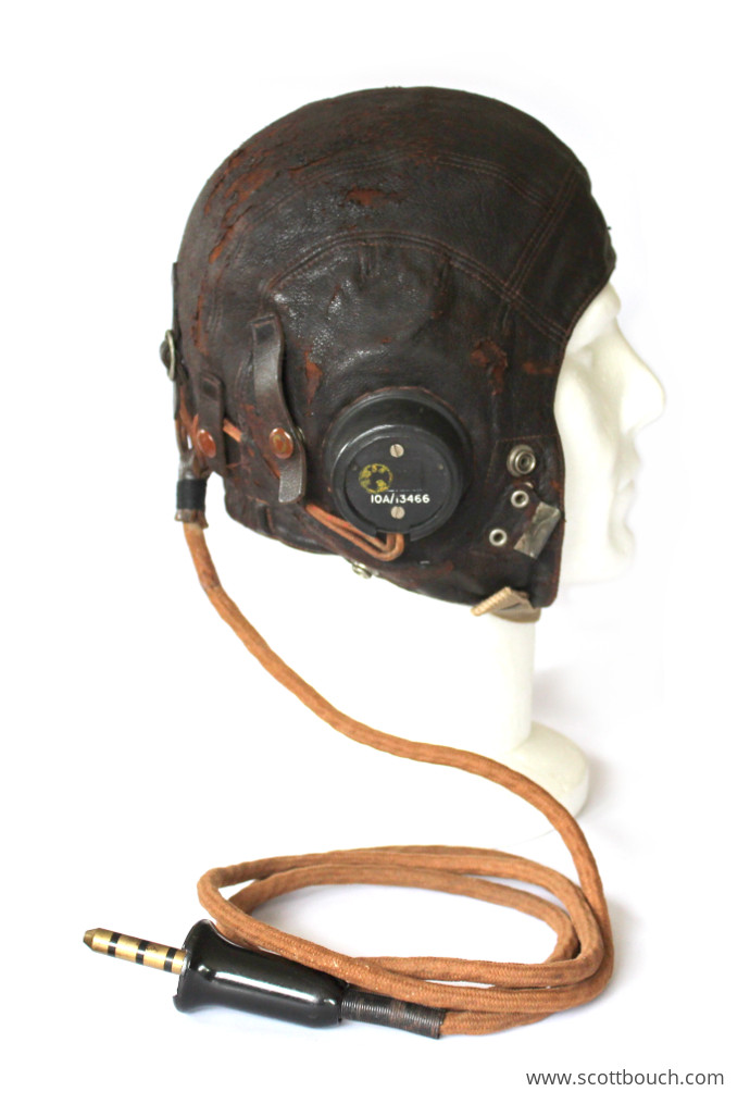 British Aircrew Wired C-Type Helmet, Late Pattern