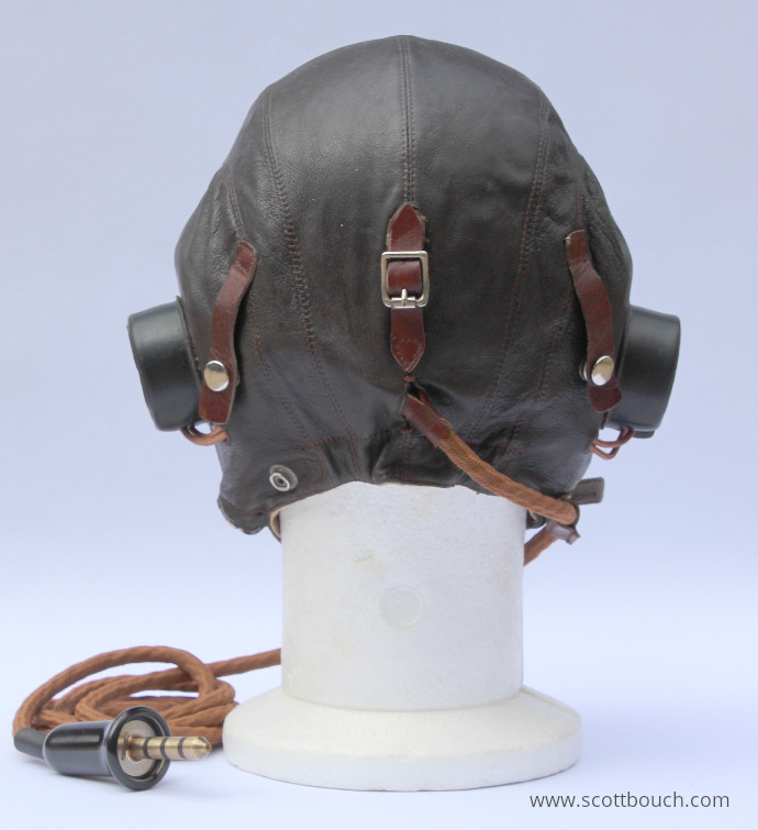 British Aircrew  Wired C-Type Helmet, Early Pattern