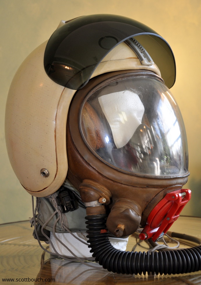 British G-Type Partial Pressure High Altitude Flying Helmet