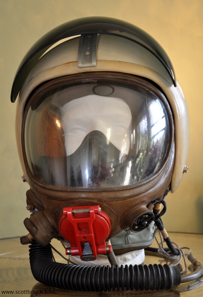 British G-Type Partial Pressure High Altitude Flying Helmet