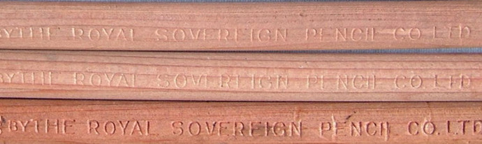 British Aircrew Royal Sovereign Wooden Chinagraph Pencil