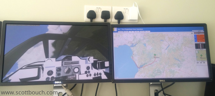 Flightgear Phi map on a Raspberry Pi