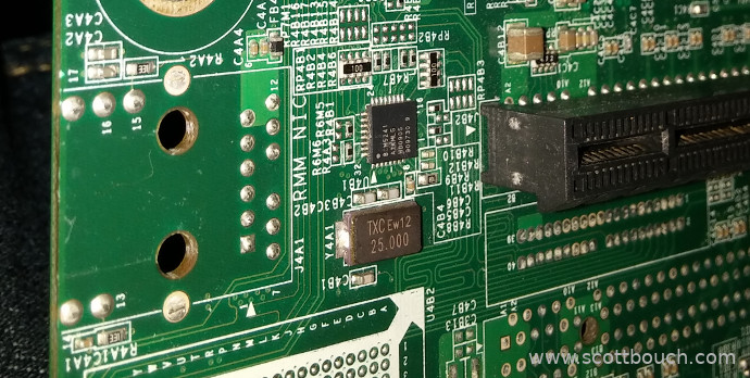 PCIE graphics card - diagnostic Ethernet port removed