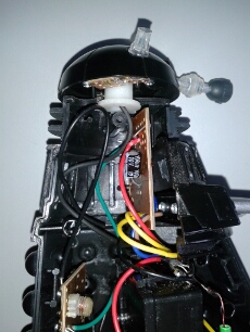 Radio controlled Dalek toy wiring