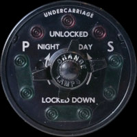 Panel A1: Undercarriage position indicator (port)