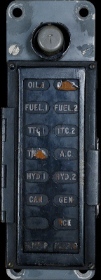 Panel A1: Auxiliary warning panel (AWP)