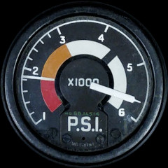 Panel A1: Pure air pressure indicator