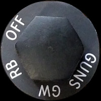 Panel A1: Armament selector knob