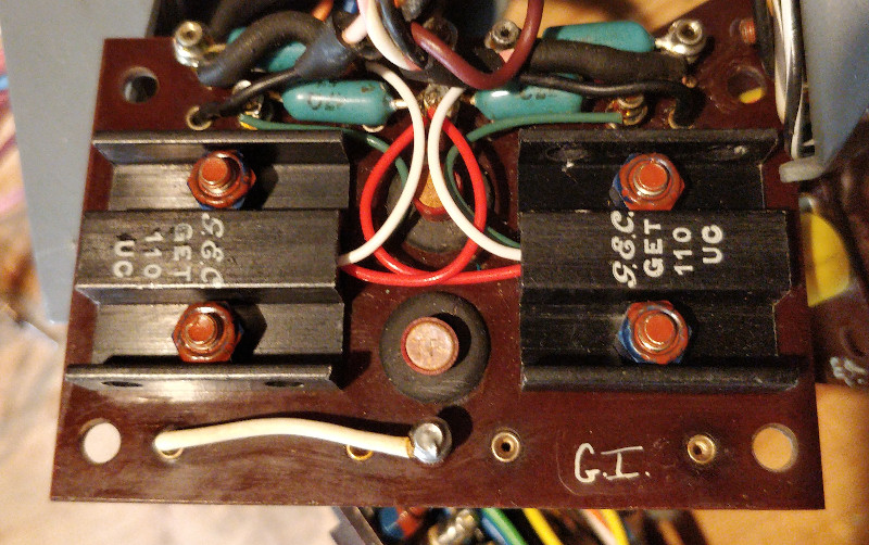 Flasher & Excitation Unit - flasher multivibrator circuit board