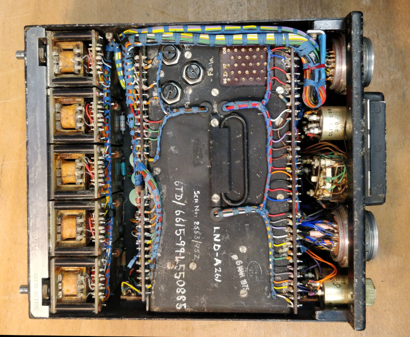 Navigation display amplifier, cover removed