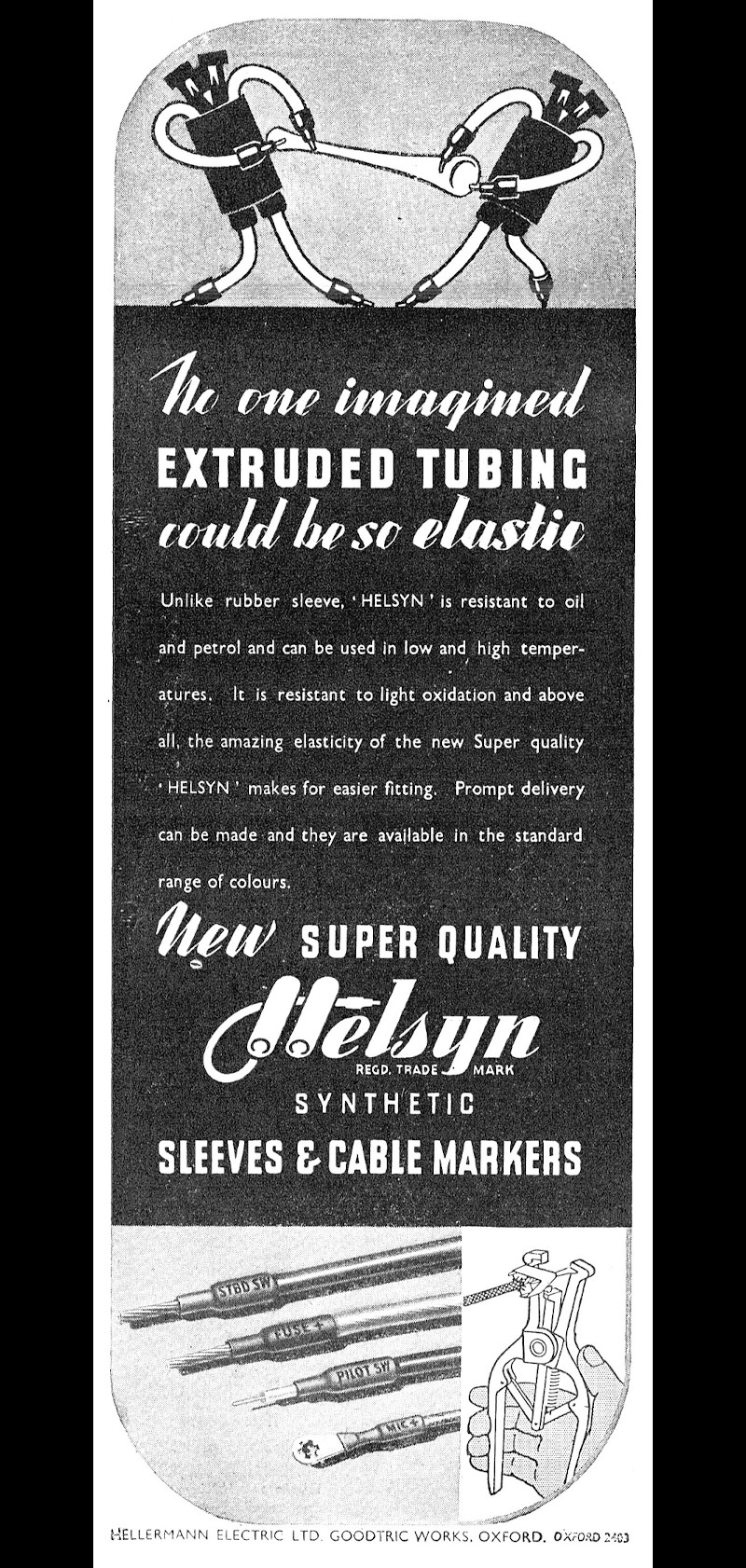Hellermann Helsyn announcement - Published: Aeroplane, 29th September 1944