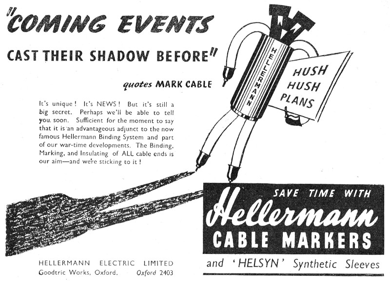 Hellermann Helsyn sleeve hush hush plans - Published: Flight, 10th February 1944