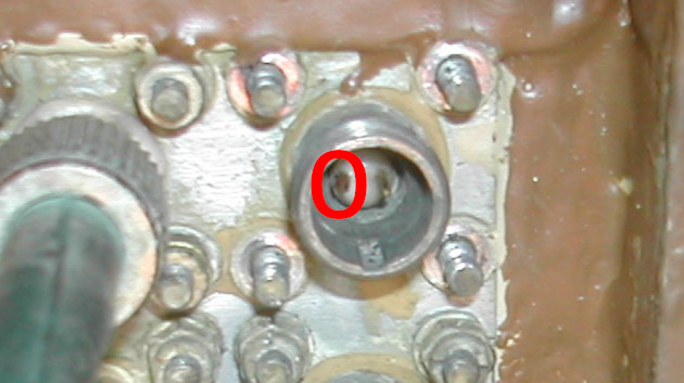 XS458 T Mk. 5 Lightning ventral tank repairs