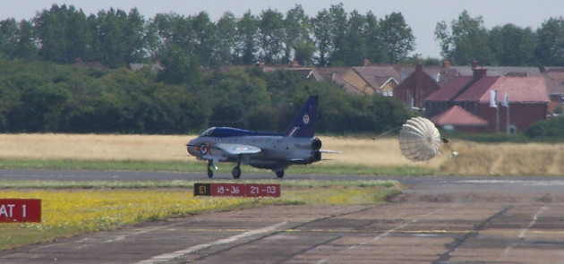 XS458 T Mk. 5 parachute deployed