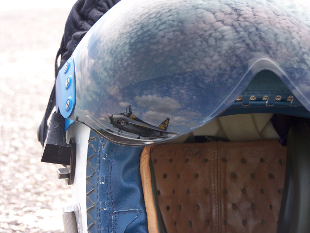XS458 T Mk. 5 Lightning Flying helmet reflection